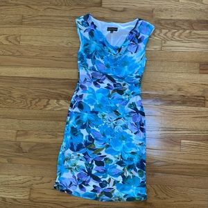 Blue Floral Summer Dress
